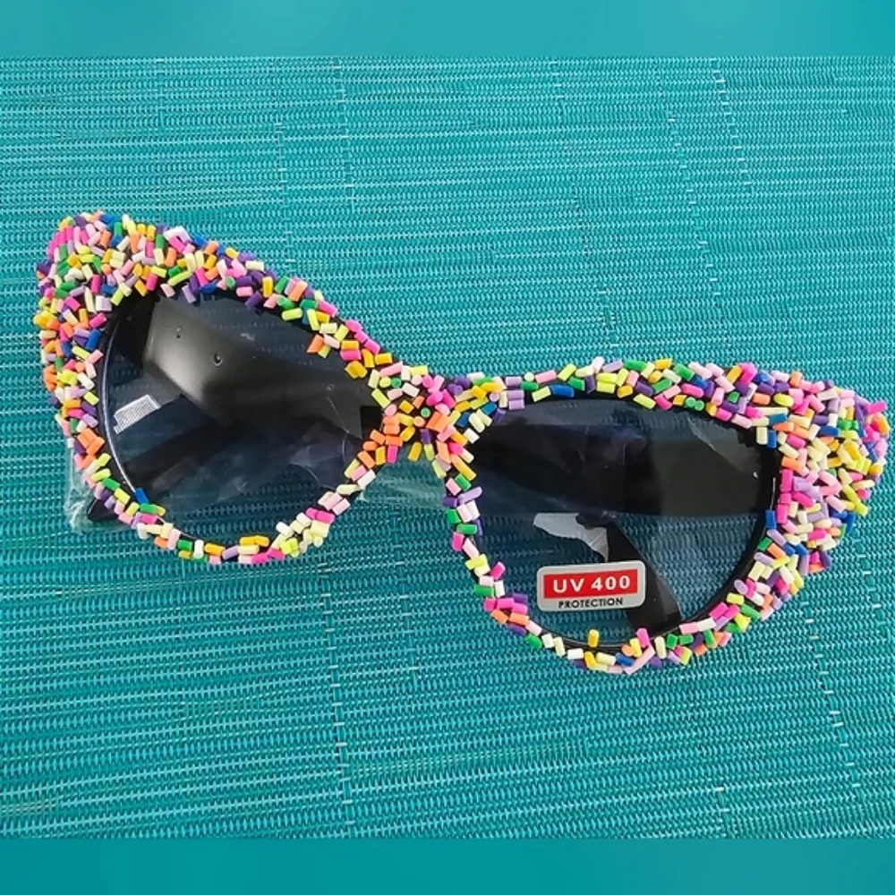 NEW Women's Sprinkle Cat Eye Fashion Sunglasses